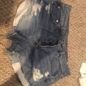 American eagle jean shorts